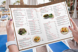design and redesign stunning canva restaurant menu takeaway menu food price list