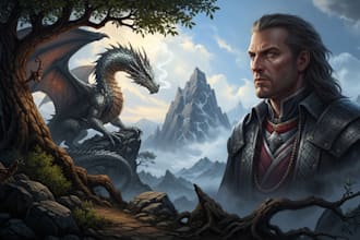 draw awesome illustration with realistic style