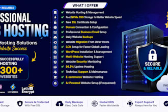 professional website hosting services