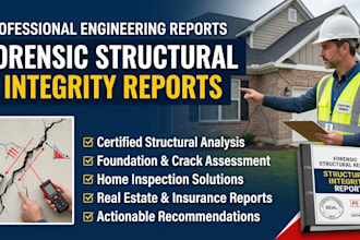 provide a forensic structural report and structural integrity assessment