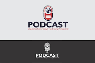 design podcast cover and podcast logo