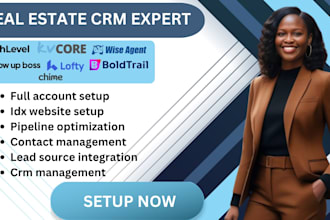setup gohighlevel lofty kvcore followup boss CRM workflow ghl automation