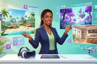 build virtual worlds on vrchat, recroom, horizon worlds and engage xr