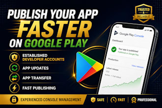 publish, update, or transfer your android app on google play