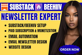 setup substack account substack post design substack beehiiv newsletter beehive