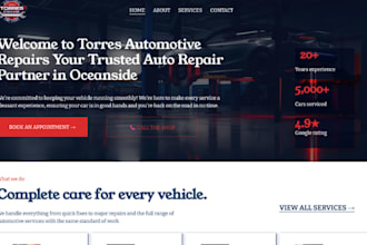 build squarespace auto part website car accessories automotive ecommerce website