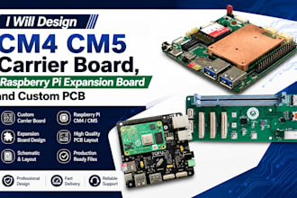 design cm4 cm5 carrier board raspberry pi expansion board and custom pcb