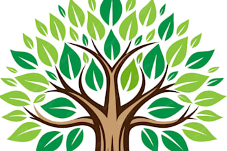 design catchy amazing tree service logo