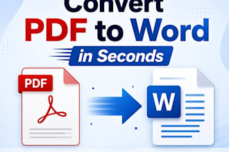 retype PDF into editable word document