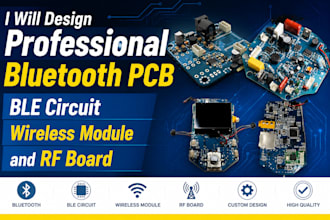 design professional bluetooth pcb ble circuit wireless module and rf board