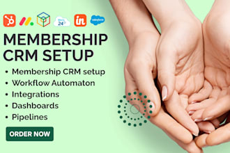 setup membership crm zoho hubspot bitrix24 salesforce npsp monday crm insightly