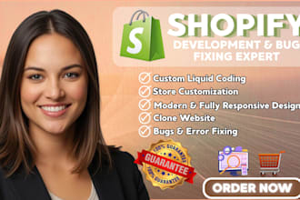 design shopify landing page, shopify dropshipping store, shopify website