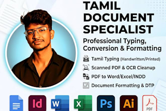 type, convert and format your tamil documents professionally
