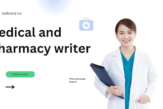 write professional medical and pharmacy content