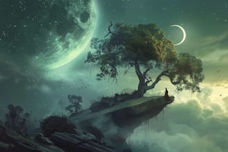 design a premium dark fantasy or gothic romance book cover, romance cover