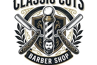design an outstanding barber shop logo
