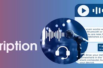 provide fast and accurate services for data transcription