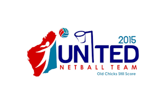 create netball team playing tournament logo