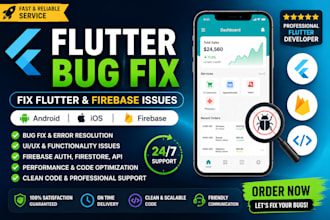 fix flutter bugs and firebase issues
