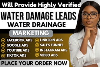 get water drainage leads drainage leads flood damage leads facebook ads in 24hrs