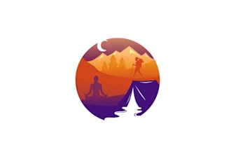 make womens community logo for camping hiking yoga