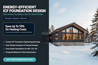 design energy efficient icf foundation for cold climate homes in minnesota