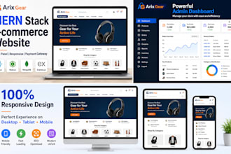 build an ecommerce website with admin panel using mern stack