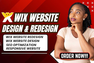 build wix website design wix website redesign wix business website design