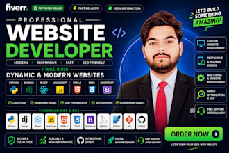 build a responsive website using python django