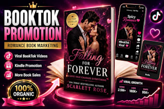 do amazon booktot promotion, novel book romantic and comic book sales marketing