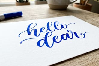 design custom handmade greeting cards as u want