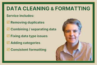 clean and format your data