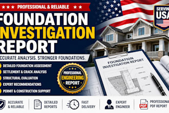 provide USA structural foundation assessment and investigation reports