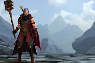 create high quality game character for game