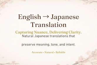 english to japanese translation and localization
