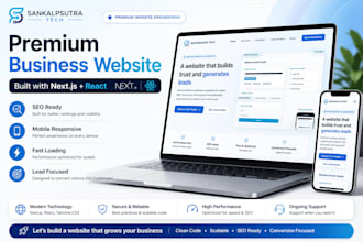 build a premium business website for your company