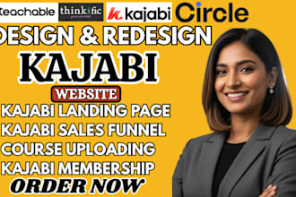 do kajabi website design kajabi expert kajabi landing page and migration