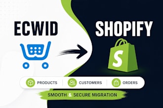 migrate your ecwid store to shopify with products customers for business growth