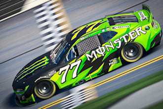 design a highly detailed custom paint scheme for iracing