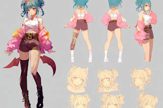 illustrate anime fan art with premium quality