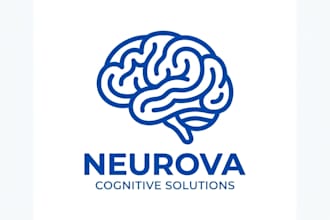 design a creative and professional brain logo for your brand