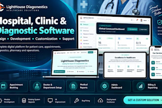 develop hospital clinic and diagnostic software