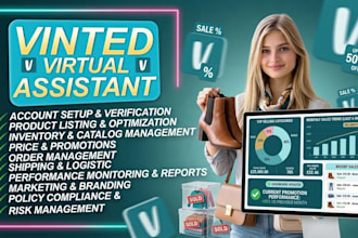 be your vinted VA for listings and customer support
