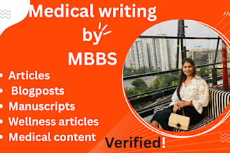 write evidence based medical blogs and health content as mbbs student