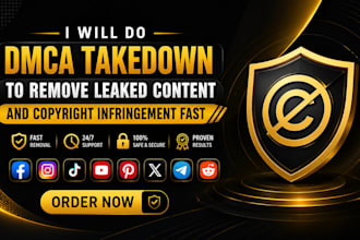 remove copyrighted, stolen, and leaked content with dmca takedown
