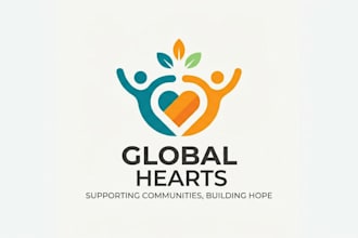 design a meaningful and professional charity logo for your organization