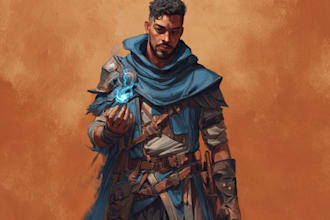 l create detailed dnd character portraits and concepts