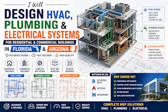 design hvac plumbing and electrical systems for residential commercial buildings