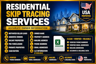 do accurate residential real estate skip tracing