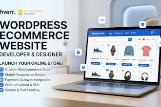 design wordpress ecommerce website